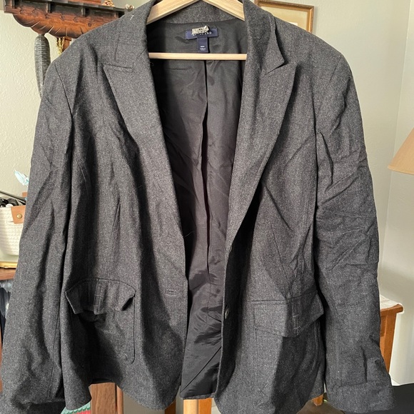 Lands' end Women Double Button Wool Jacket 20W - Picture 1 of 3